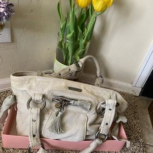 Juicy couture Velour handbag.